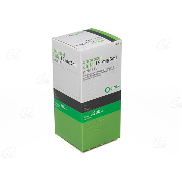 AMBROXOL CINFA EFG 3 MG/ML JARABE 200 ML...