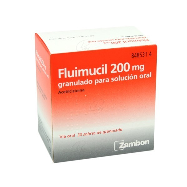 FLUIMUCIL 200 mg GRANULADO PARA SOLUCION ORAL,...