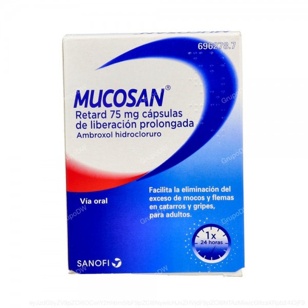 MUCOSAN RETARD 75 mg CAPSULAS DE LIBERACION...